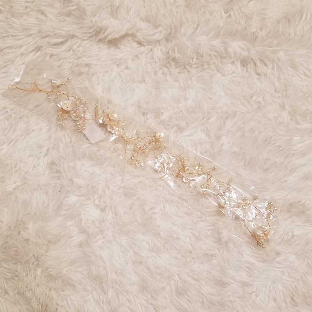 🆕️Elegant Faux Pearl Hair Vine Accessorie - Picture 10 of 15